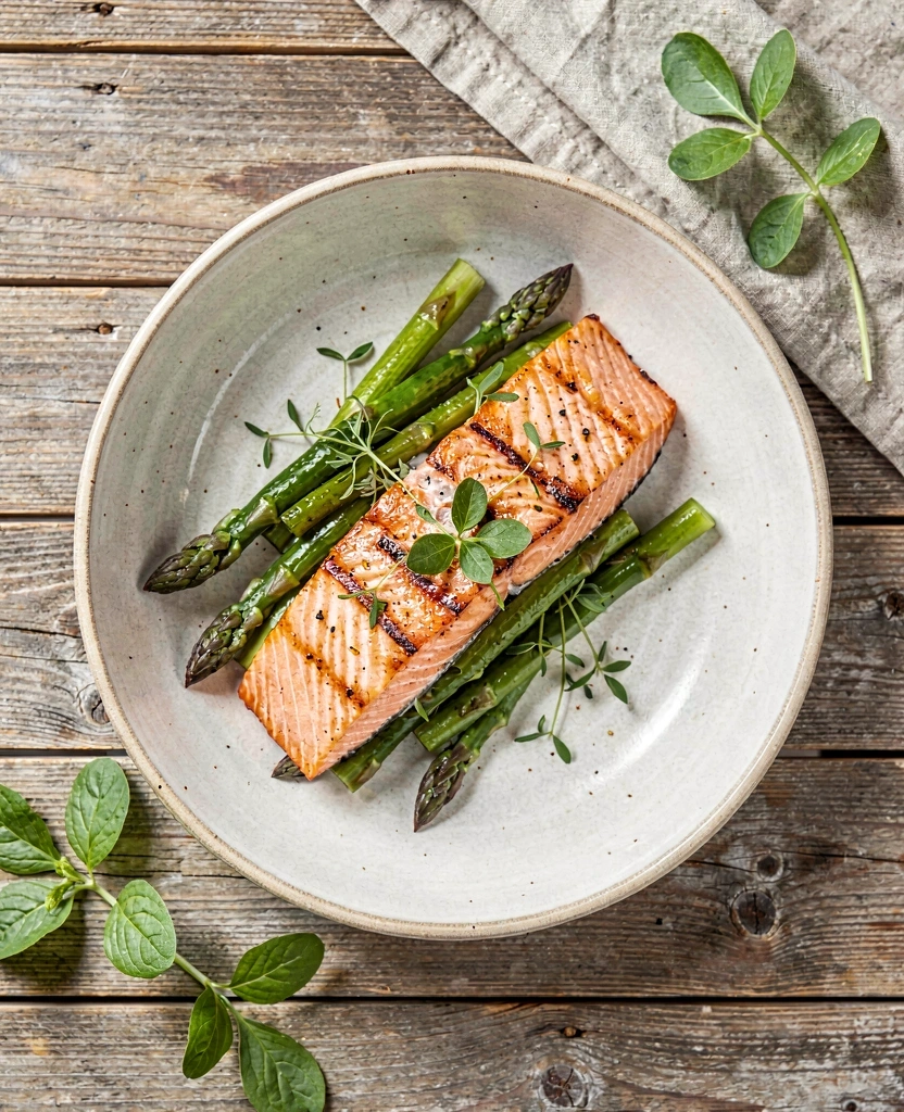 Composición de comida saludable Balance Daily