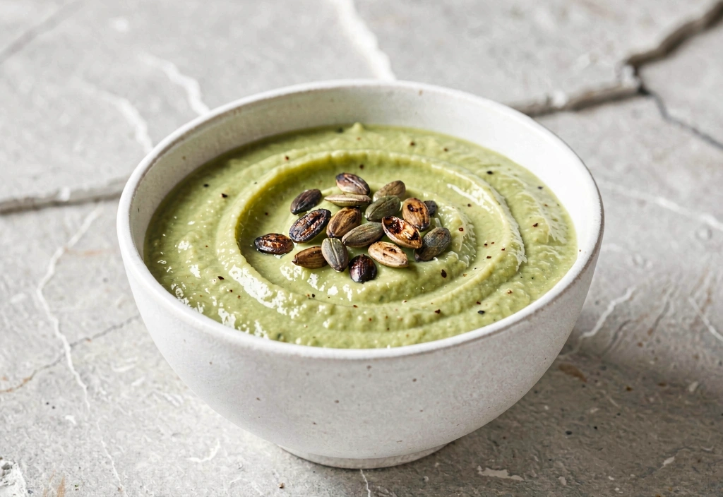 Sopa de palta y semillas